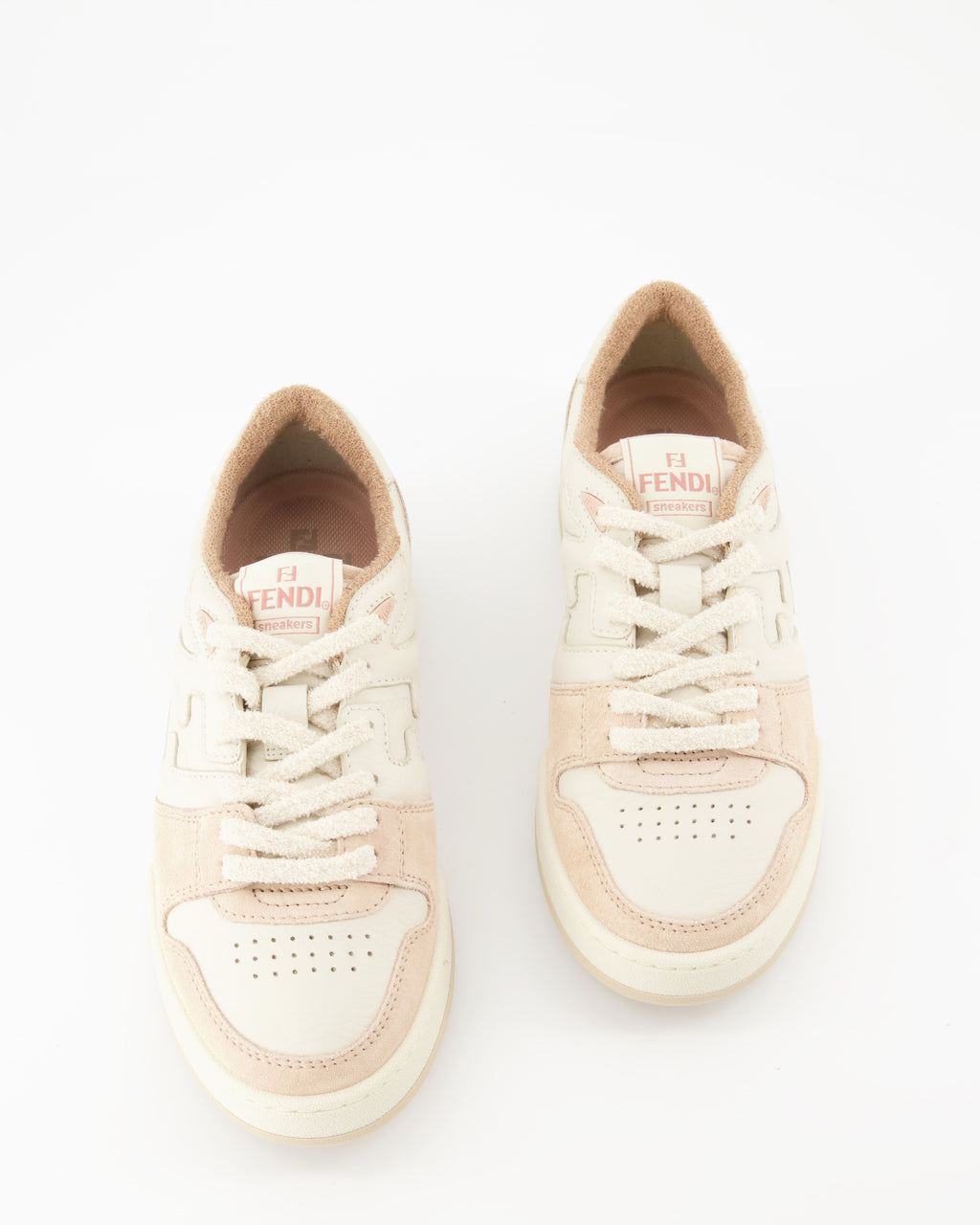 Baskets Baskets Fendi Match Fendi Beige Femme