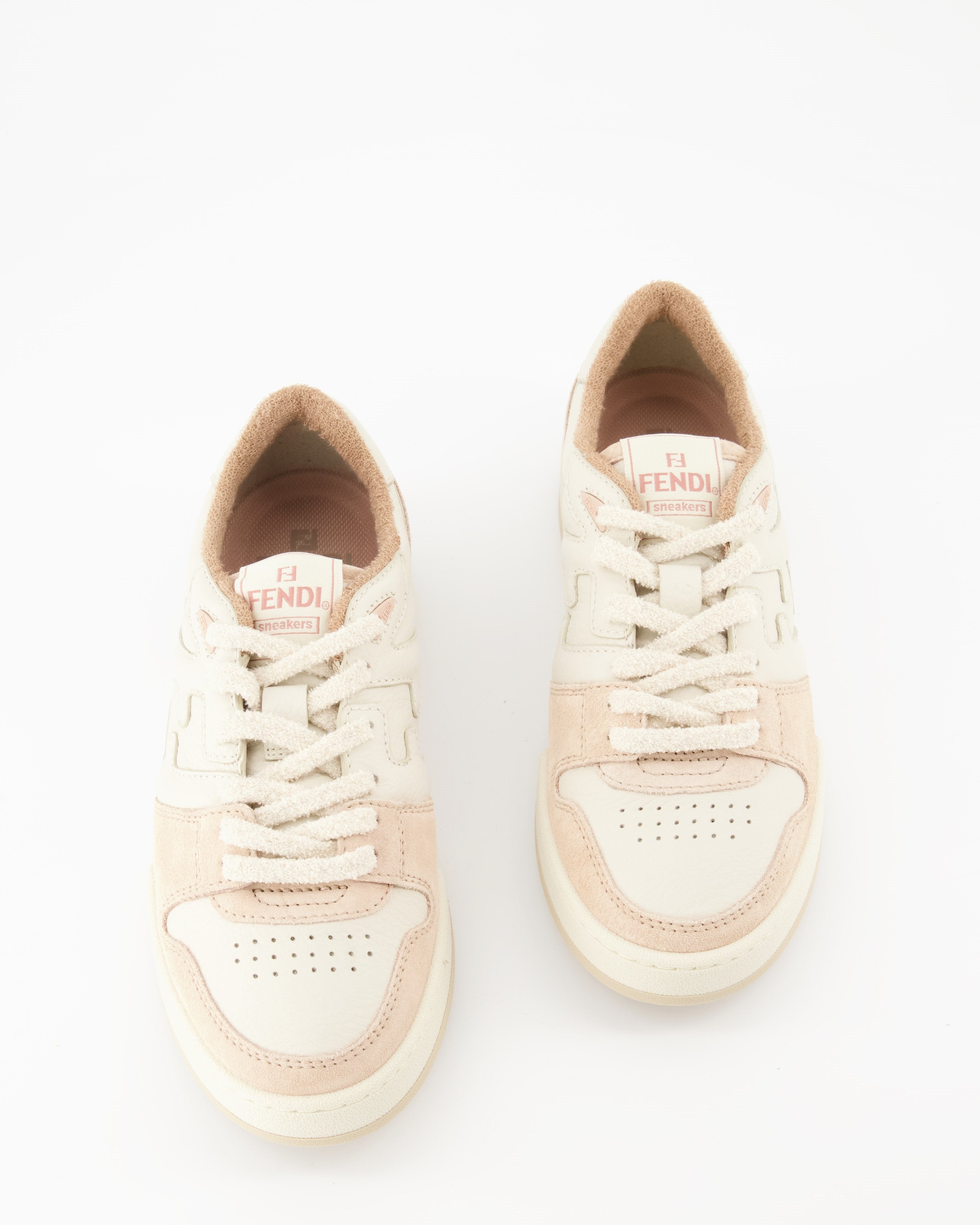 Baskets Baskets Fendi Match Fendi Beige Femme