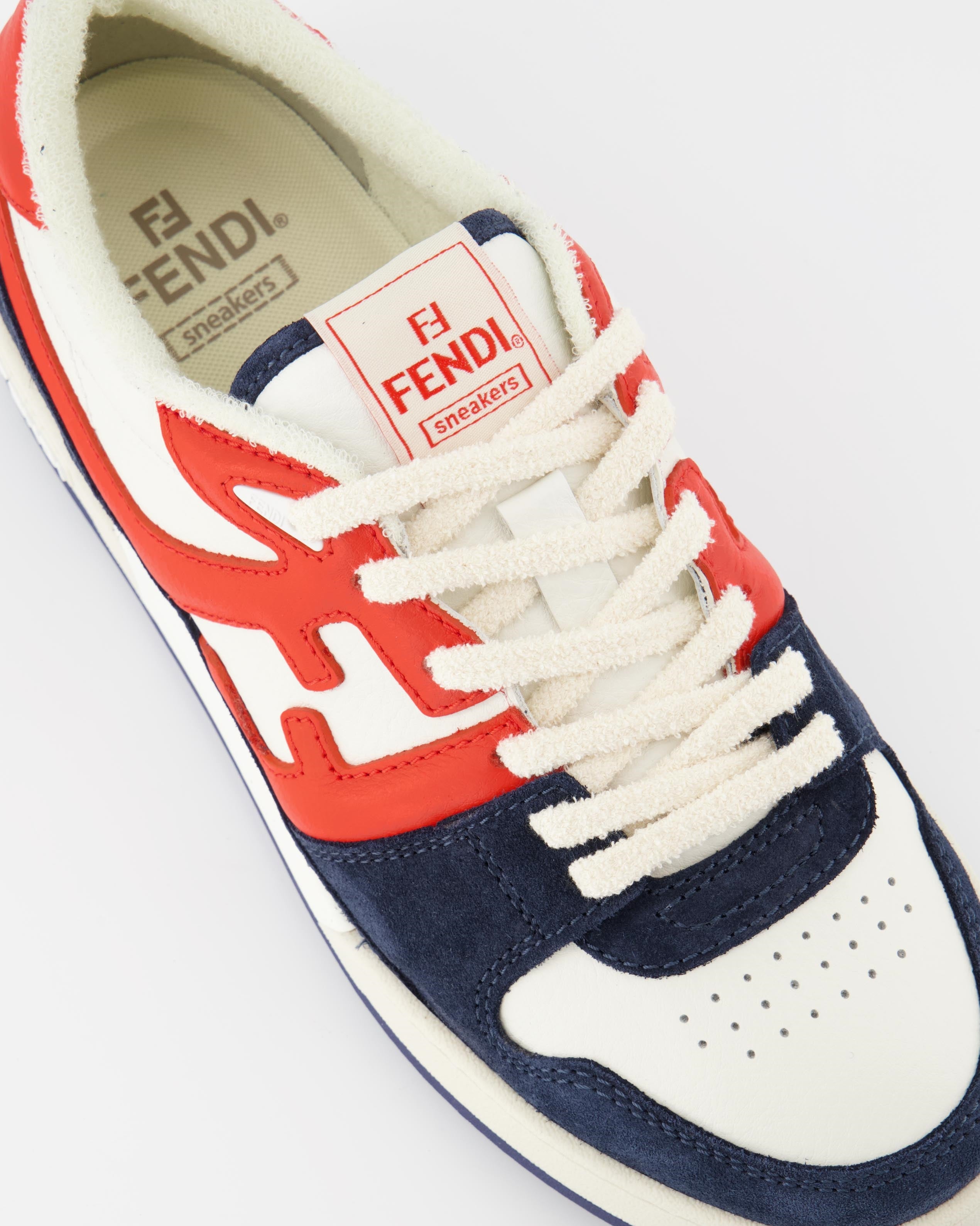 Sneaker Baskets Fendi Match Fendi Azul Homme