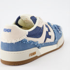 Baskets Baskets Fendi Match Fendi Bleu Homme