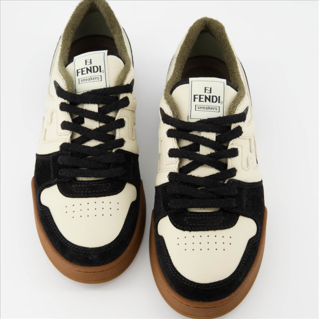 Baskets Baskets Fendi Match Fendi Noir Homme