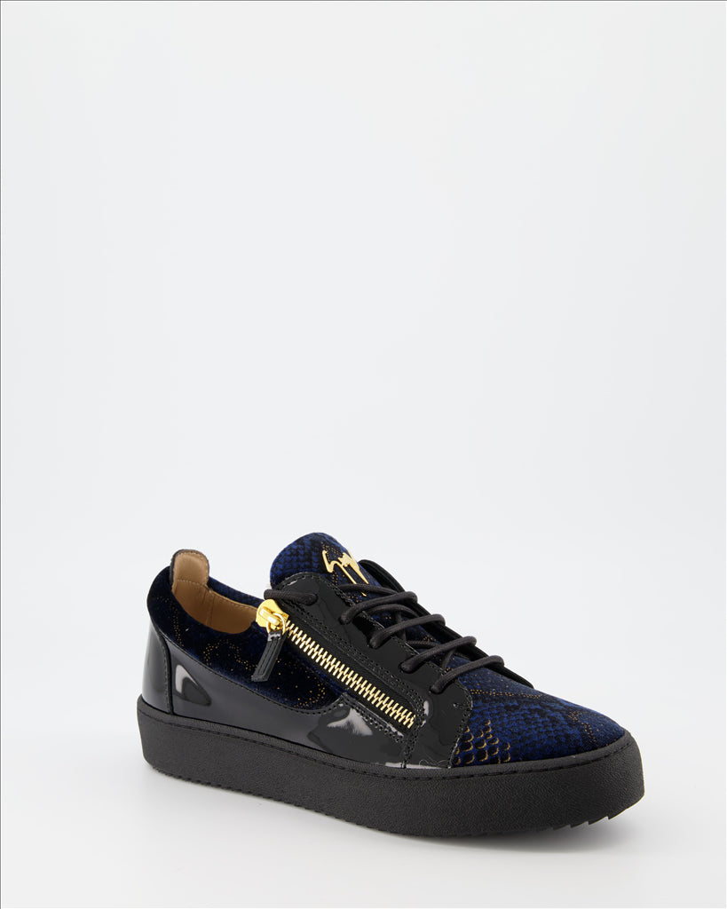 Sneakers Frankie sneakers Giuseppe Zanotti Blue Man