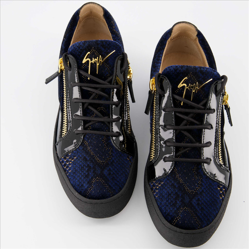 Sneakers Frankie sneakers Giuseppe Zanotti Blue Man