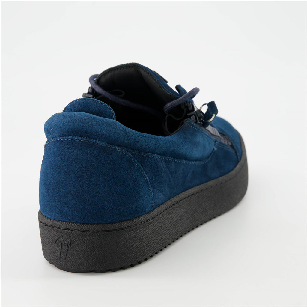 Sneakers Frankie sneakers Giuseppe Zanotti Blue Man