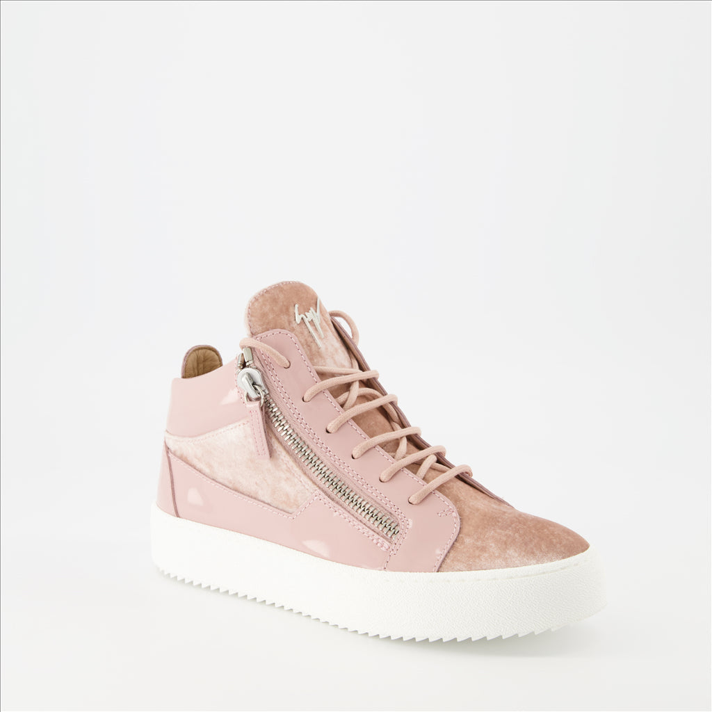 스니커즈 Baskets Kriss Giuseppe Zanotti 분홍색 Femme