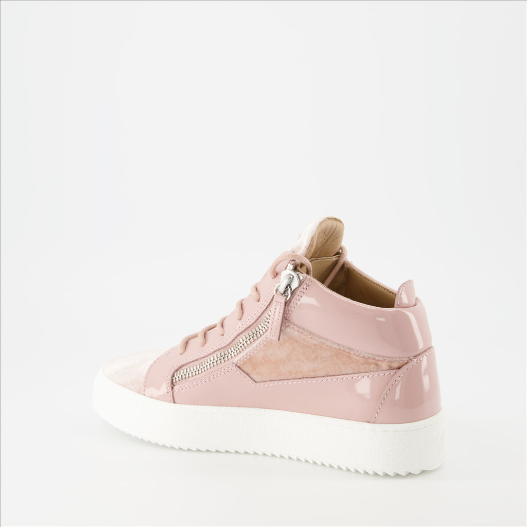 스니커즈 Baskets Kriss Giuseppe Zanotti 분홍색 Femme
