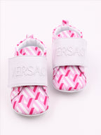 Chaussures Baskets La Greca Versace Rose Enfants