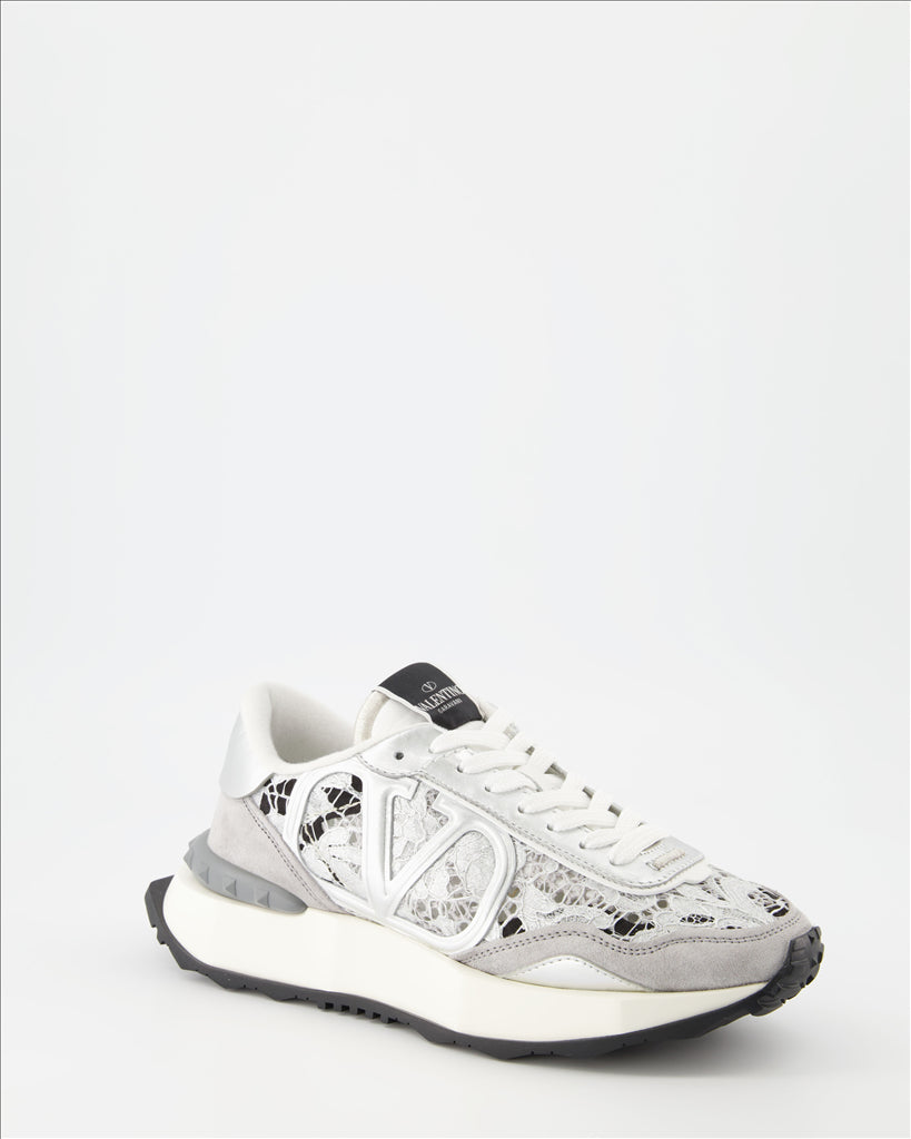 Sneaker Baskets Lacerunner Valentino Garavani Plata Femme
