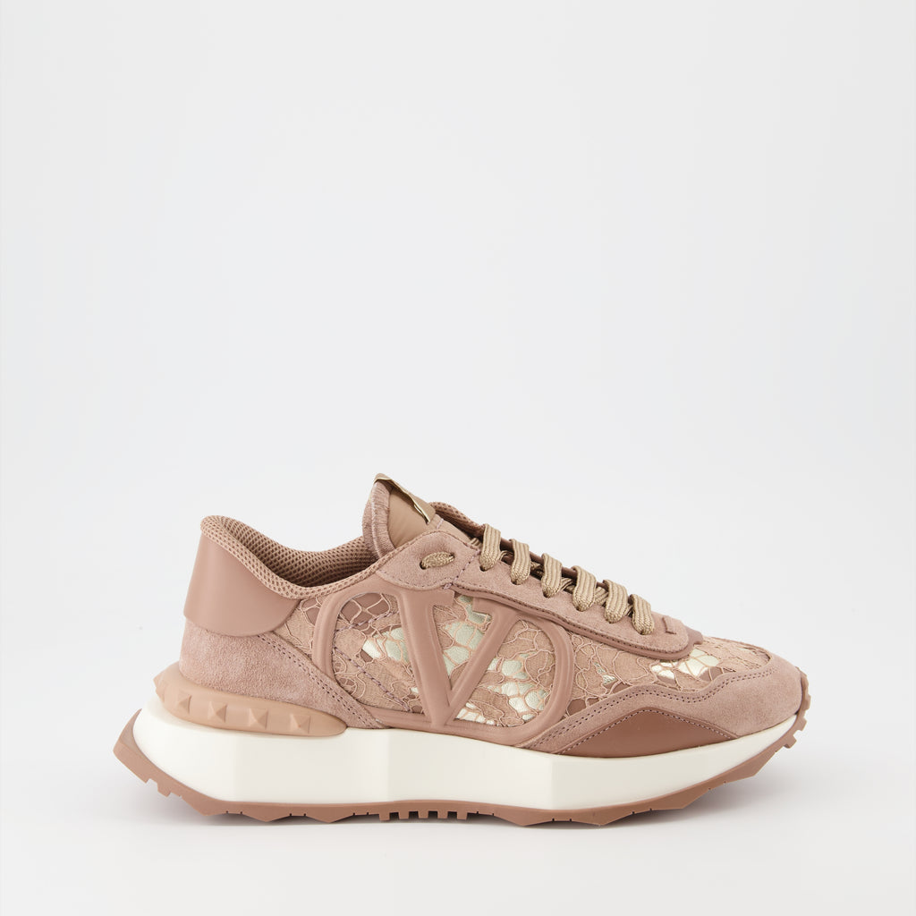 Baskets LaceRunner beige rosé