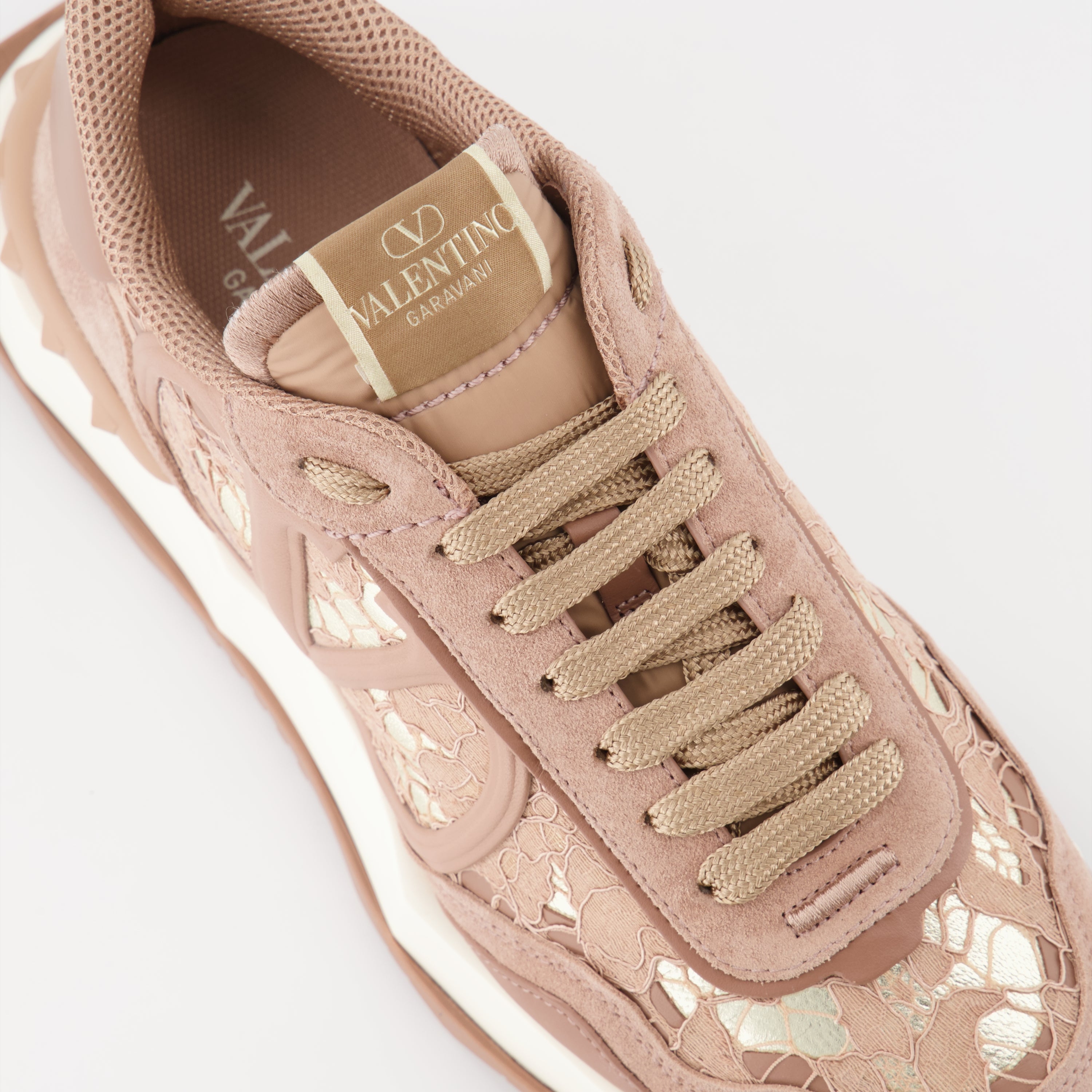 Baskets LaceRunner beige rosé