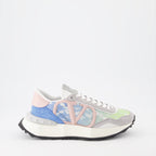 Sneaker Baskets Lacerunner en dentelle Valentino Garavani Gris Femme