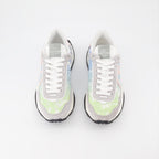 Sneaker Baskets Lacerunner en dentelle Valentino Garavani Gris Femme