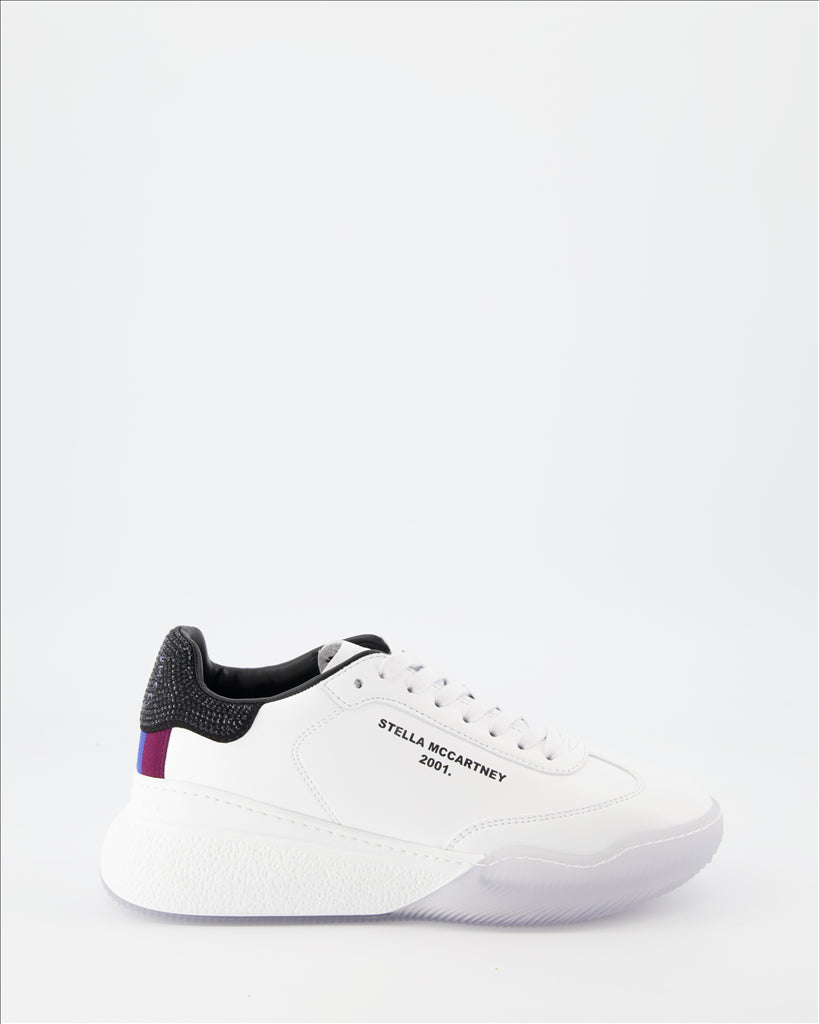 Sneaker Baskets Loop Blanc Stella McCartney Weiß Femme