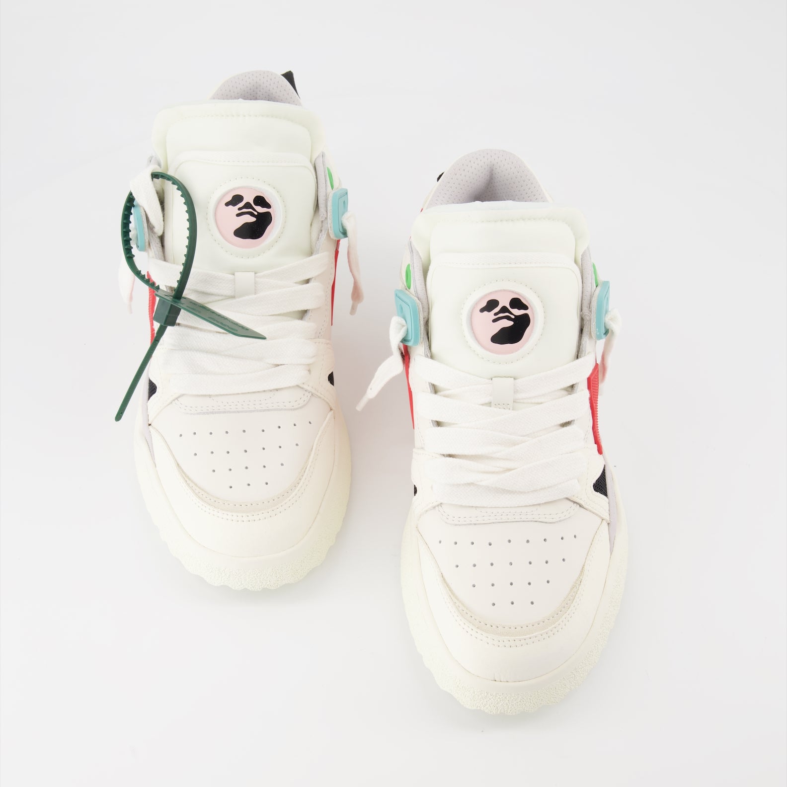 Sneaker Baskets Midtop Sponge Off-White Blanco Homme