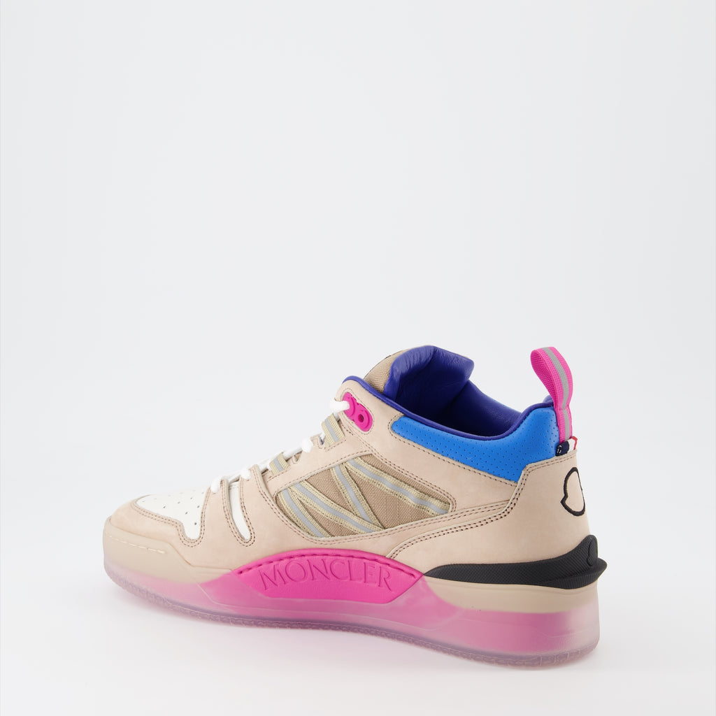 Sneaker Baskets Pivot Moncler Beige Homme