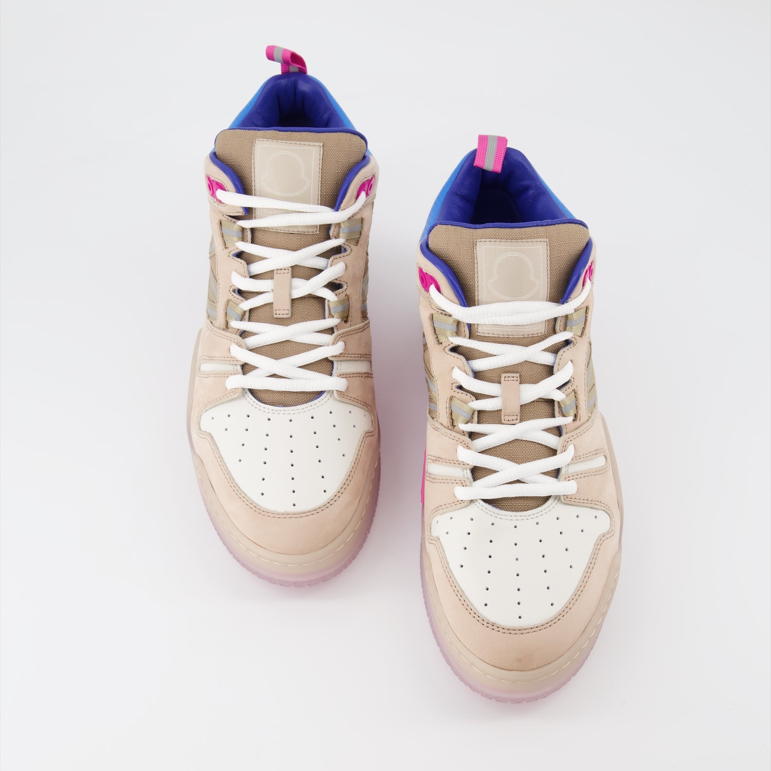 Sneaker Baskets Pivot Moncler Beige Homme