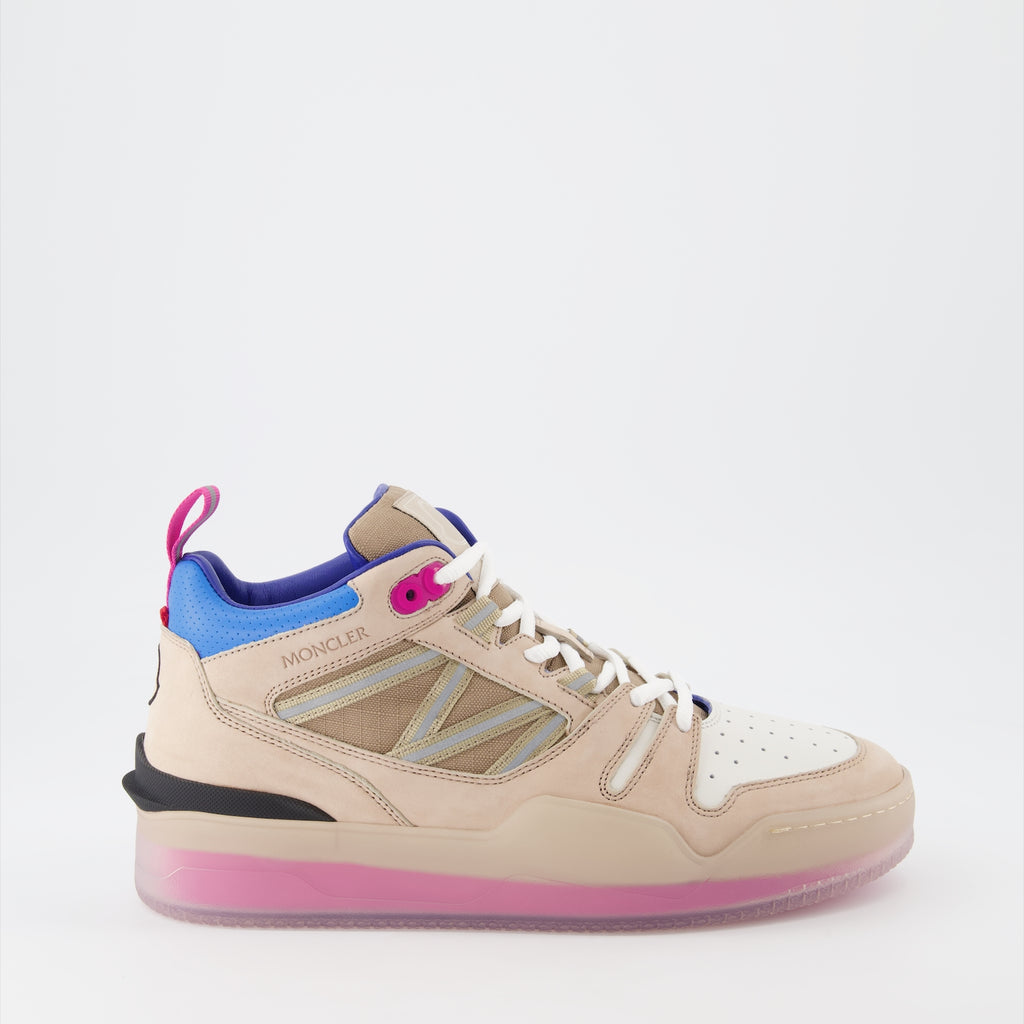 Sneaker Baskets Pivot Moncler Beige Homme
