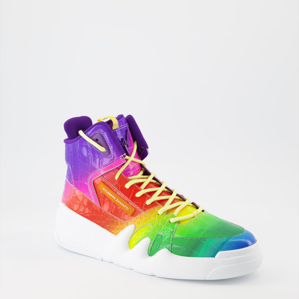 Sneakers Rainbow Heel Sneakers Giuseppe Zanotti Multicolor Man