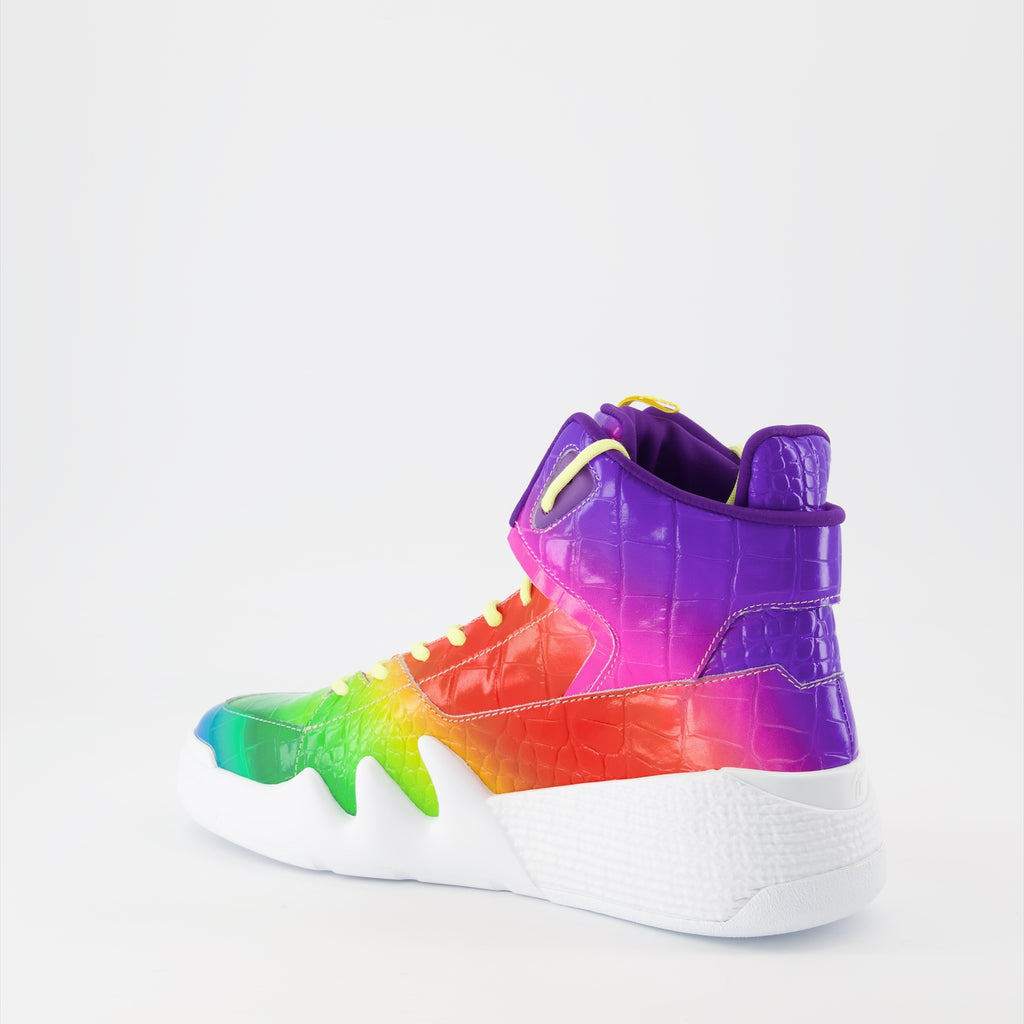 Sneakers Rainbow Heel Sneakers Giuseppe Zanotti Multicolor Man