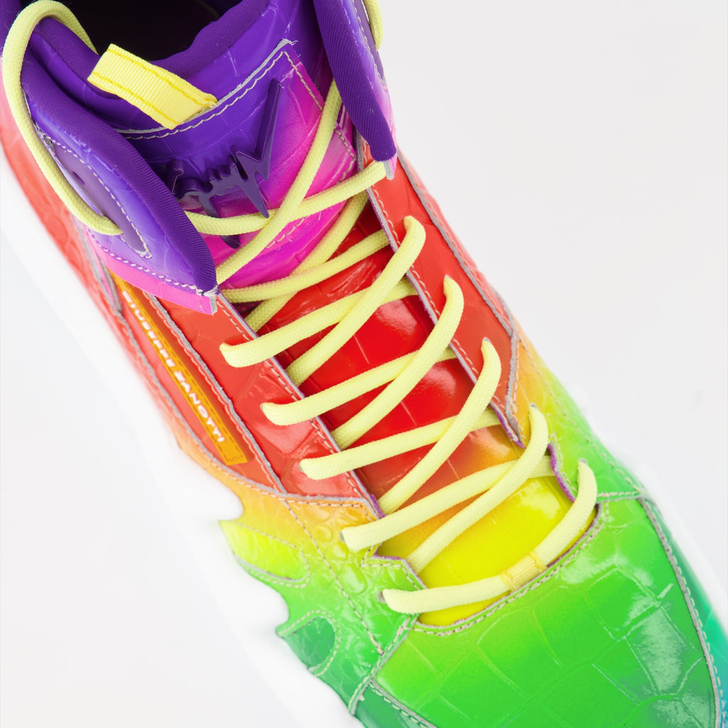Sneakers Rainbow Heel Sneakers Giuseppe Zanotti Multicolor Man