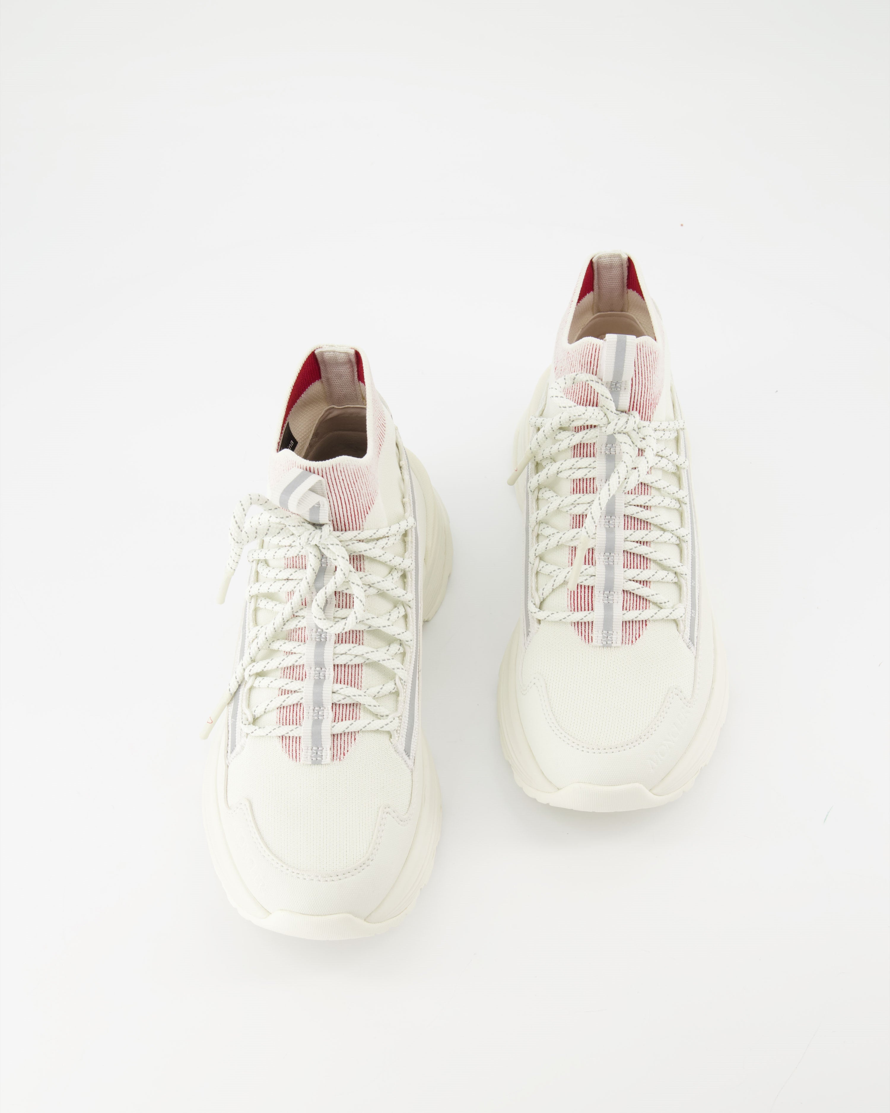 Sneakers Baskets montants Monte runner Moncler Bianco Femme