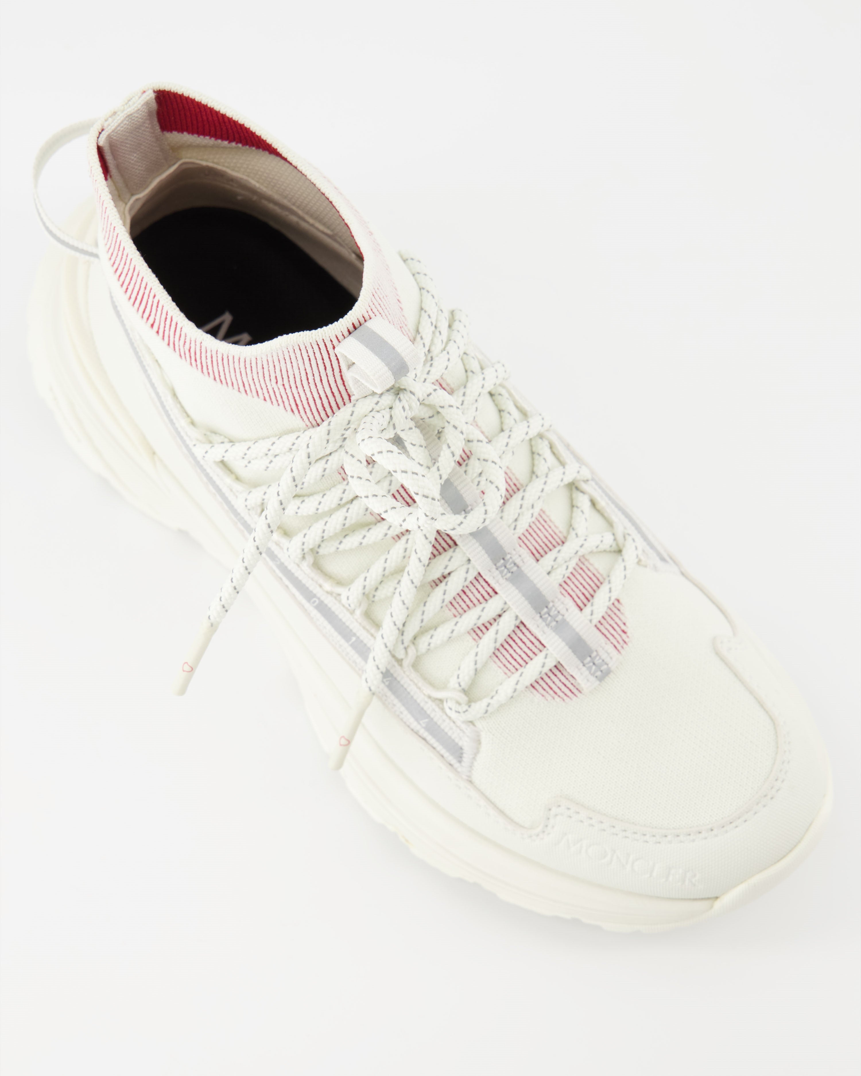 Sneakers Baskets montants Monte runner Moncler Bianco Femme