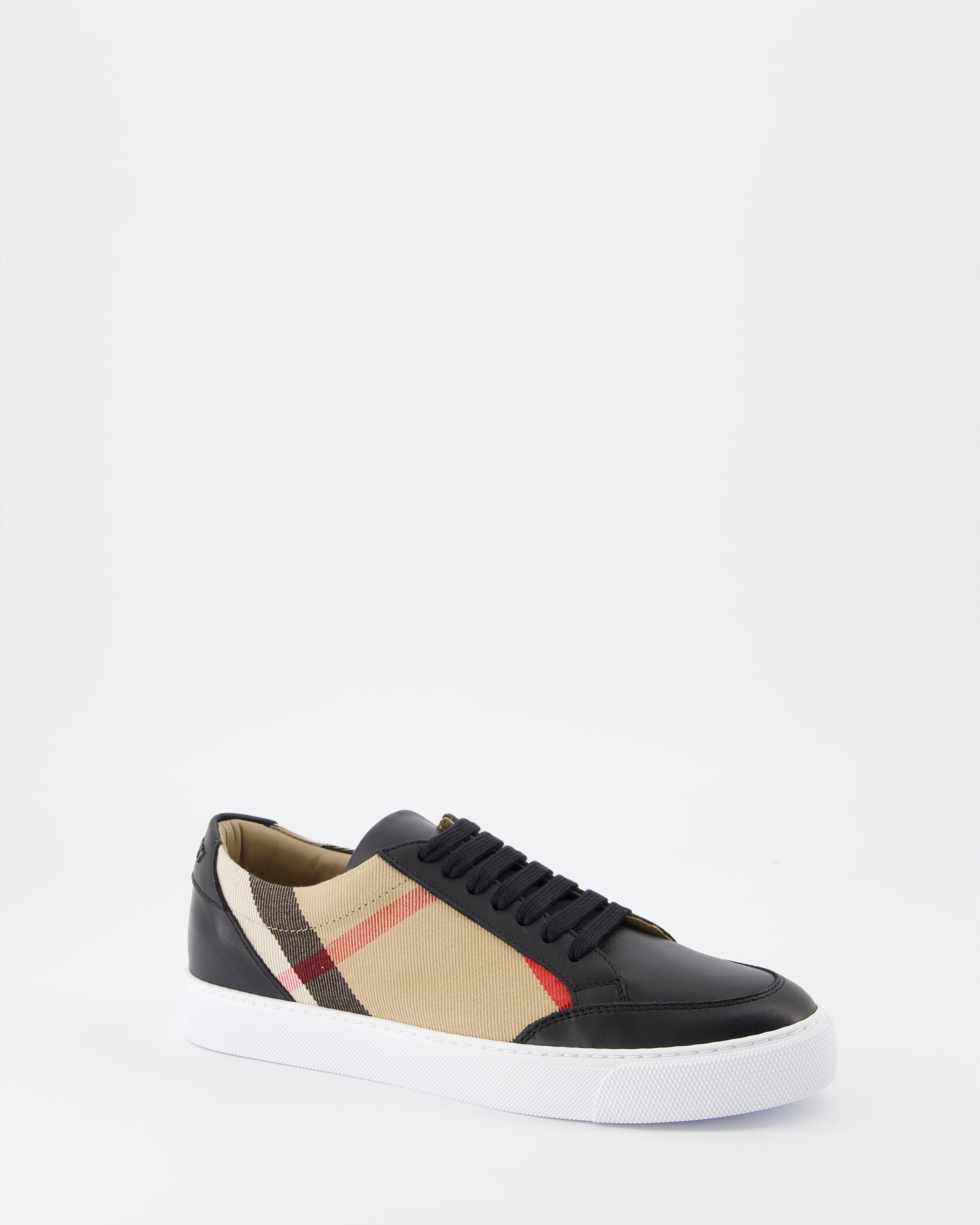 Sneakers Checked sneakers Burberry Black Women