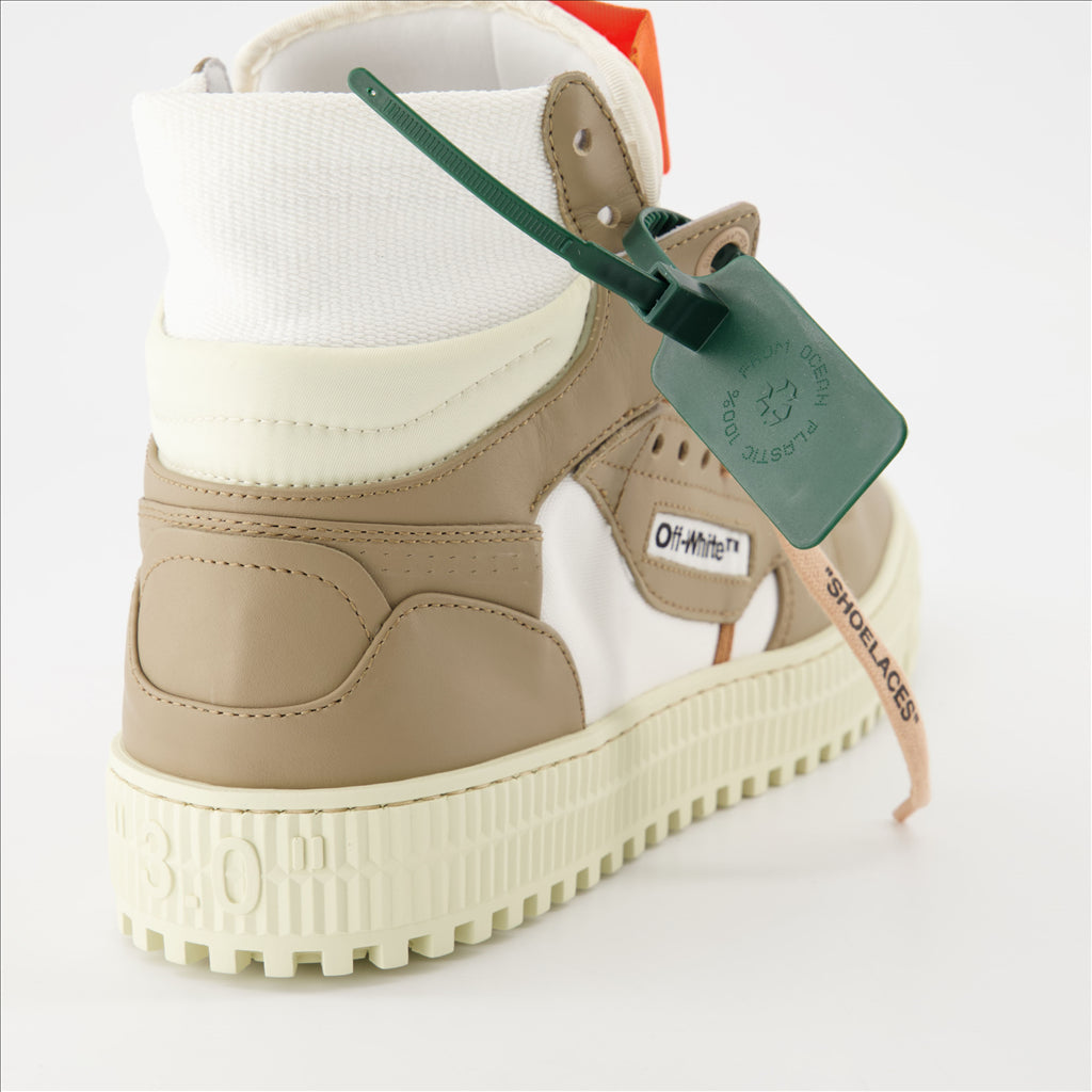 Sneaker Baskets Off Court Off-White Beige Homme