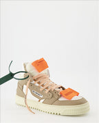 Sneaker Baskets Off Court Off-White Beige Homme