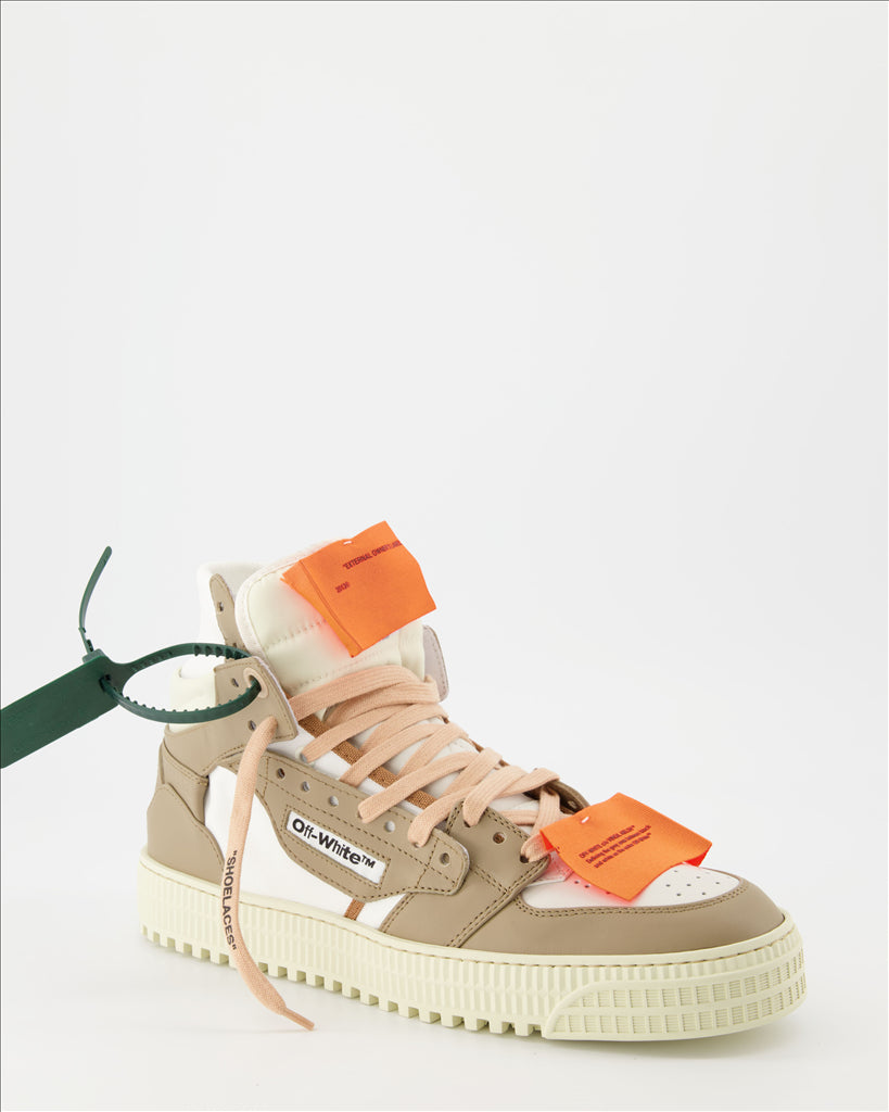 Sneaker Baskets Off Court Off-White Beige Homme