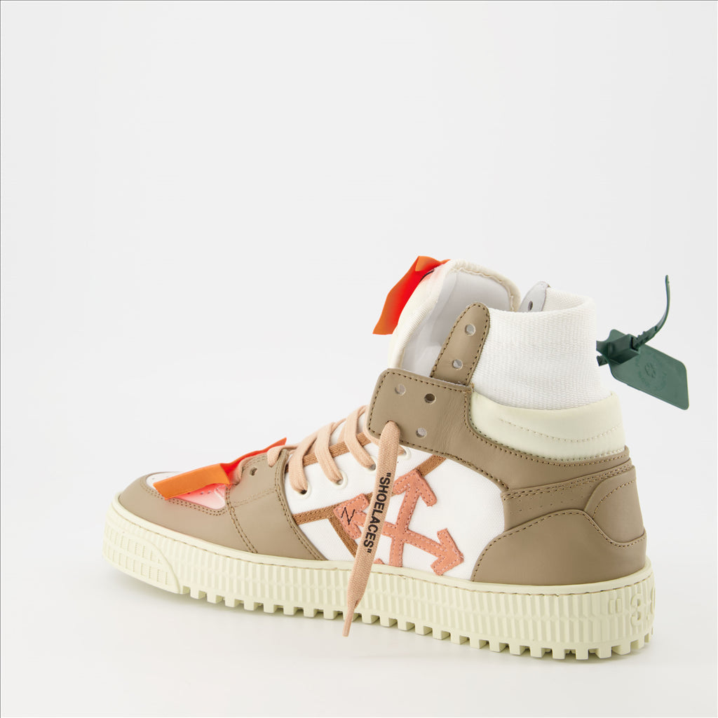 Sneaker Baskets Off Court Off-White Beige Homme