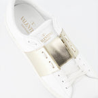 Sneaker Baskets Open Valentino Garavani Oro Femme