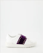 Baskets Baskets Open Rockstud Valentino Garavani Violet Femme