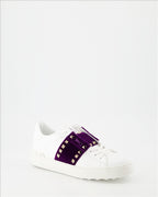 Baskets Baskets Open Rockstud Valentino Garavani Violet Femme