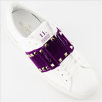 Baskets Baskets Open Rockstud Valentino Garavani Violet Femme