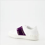Baskets Baskets Open Rockstud Valentino Garavani Violet Femme