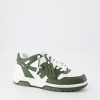 スニーカー 外出中のスニーカー Off-White 緑 男