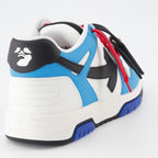 Baskets Out Of Office bleu rouge