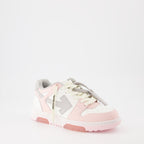 Baskets Out Of Office rose gris