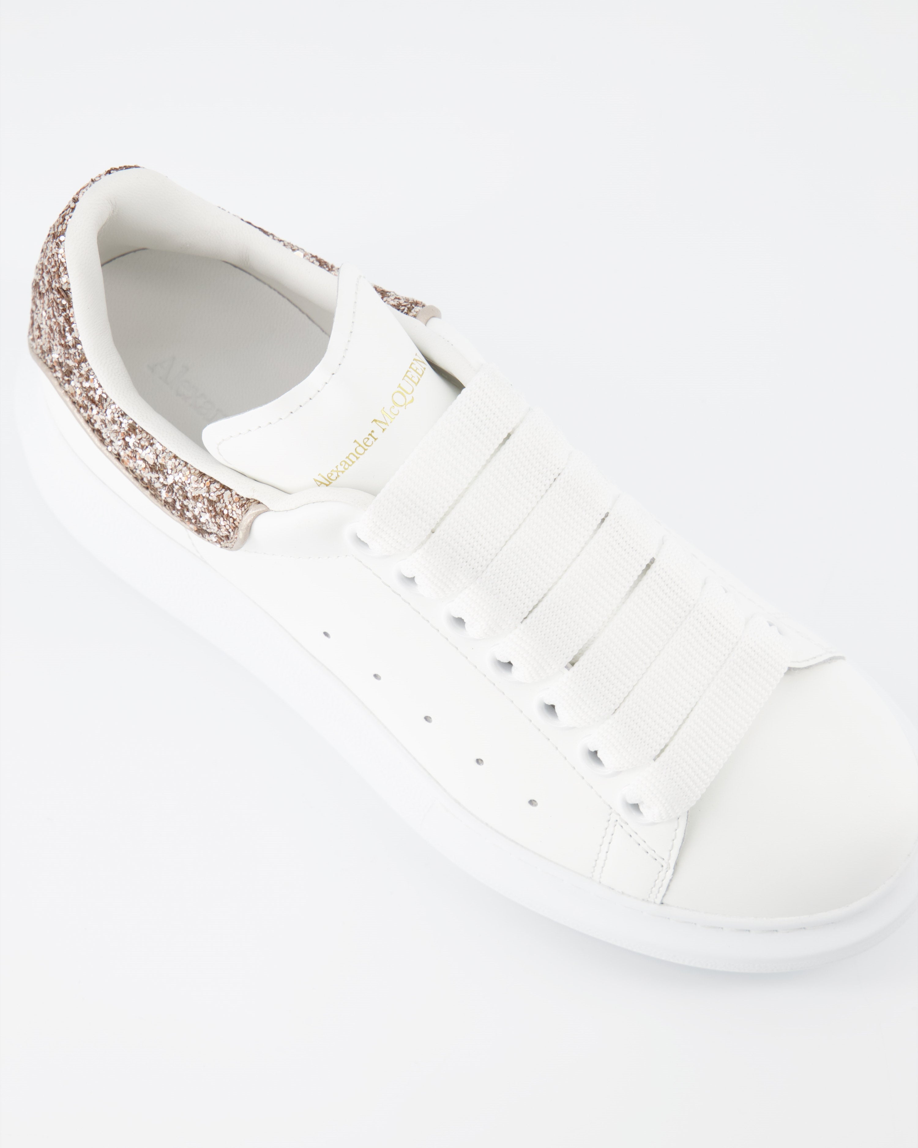Tênis Baskets oversize Alexander McQueen Branco Femme