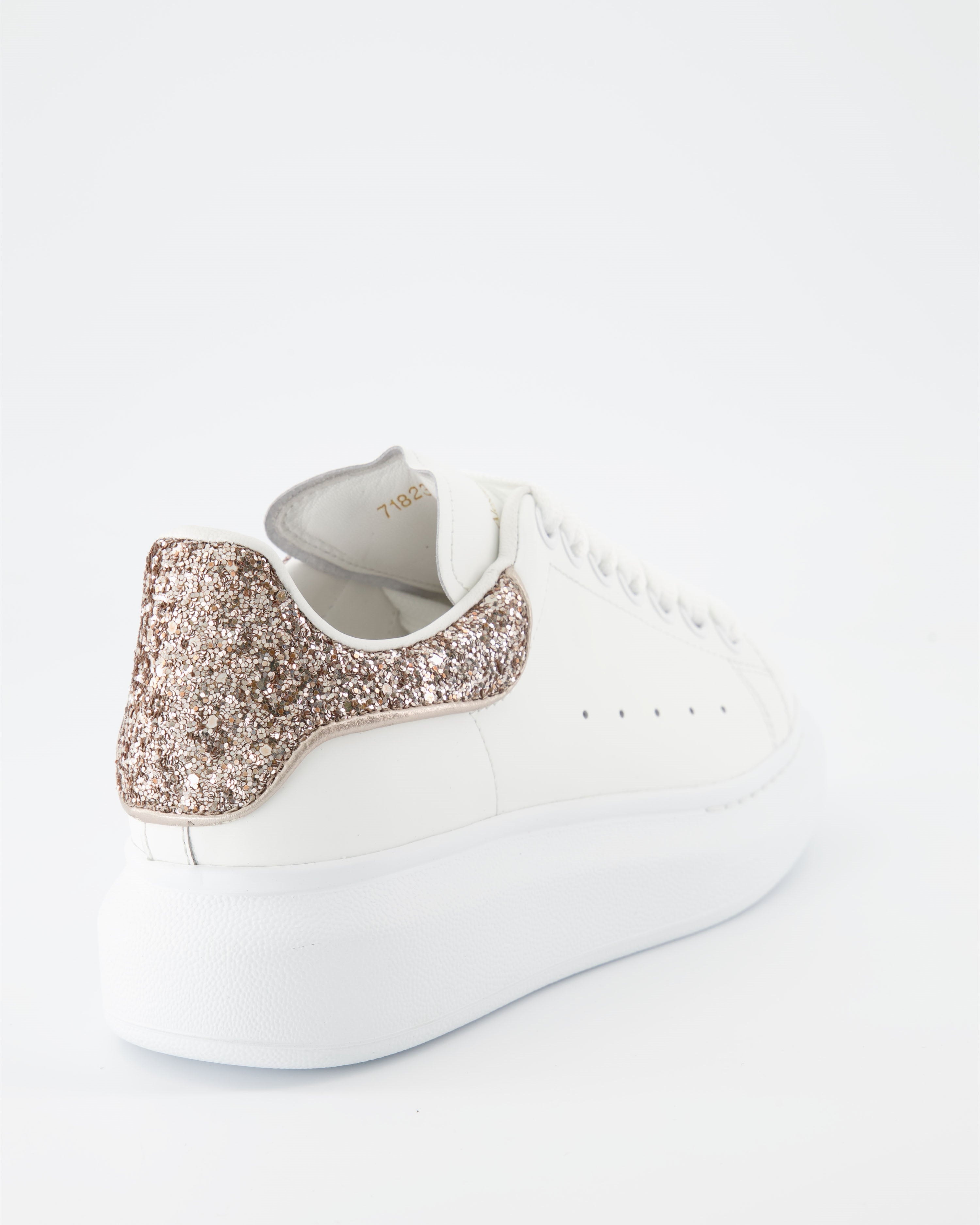 Tênis Baskets oversize Alexander McQueen Branco Femme