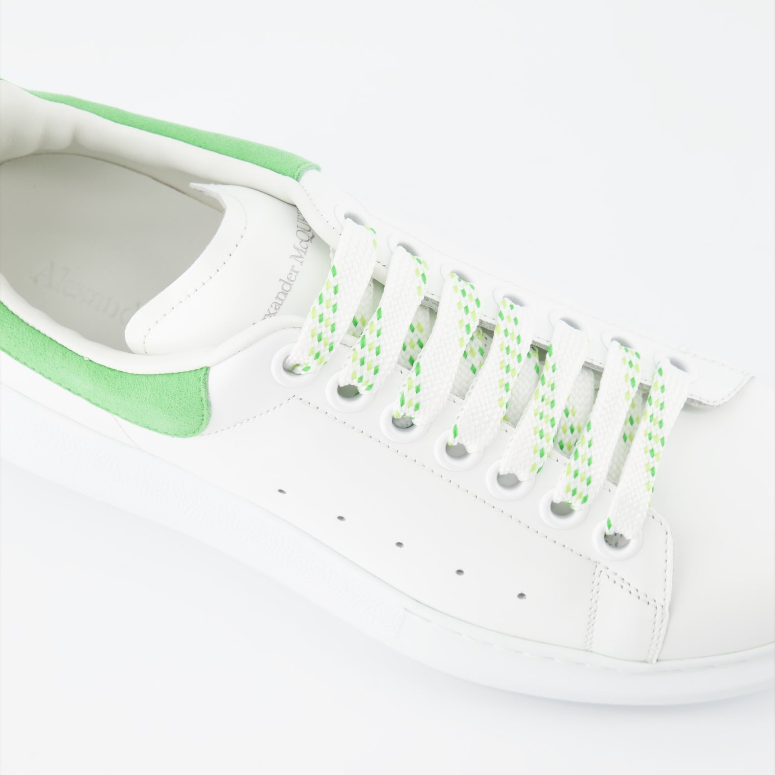 Sneaker Baskets oversize Alexander McQueen Verde Femme