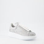 Tênis Baskets oversize Alexander McQueen Prata Femme