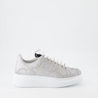 Tênis Baskets oversize Alexander McQueen Prata Femme