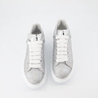 Tênis Baskets oversize Alexander McQueen Prata Femme