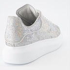 Tênis Baskets oversize Alexander McQueen Prata Femme