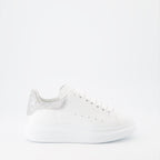 Sneaker Baskets oversize Alexander McQueen Silber Femme