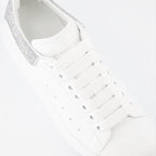 Sneaker Baskets oversize Alexander McQueen Silber Femme