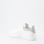 Sneaker Baskets oversize Alexander McQueen Silber Femme