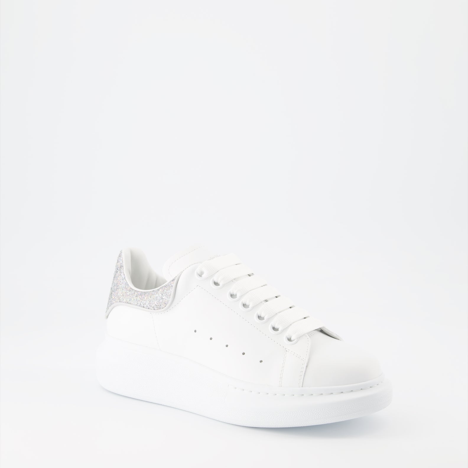 Sneaker Baskets oversize Alexander McQueen Silber Femme